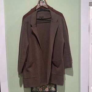 2 Quince Elegant Brown Women's Blazers